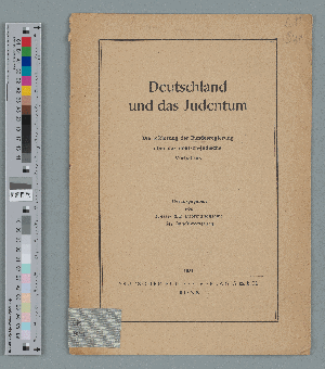 Vorschaubild von Deutschland und das Judentum