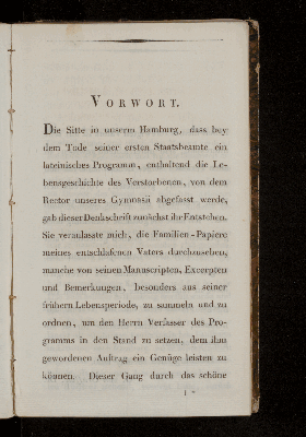 Vorschaubild von [Andenken an Friedrich von Graffen, Lt., ältesten Bürgermeister in Hamburg]