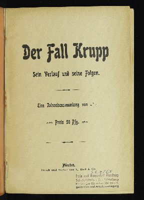 Vorschaubild von Der Fall Krupp