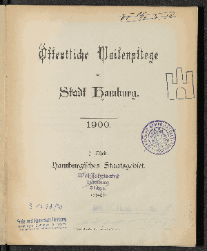 Vorschaubild von [Öffentliche Waisenpflege der Stadt Hamburg]