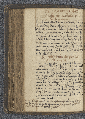 Vorschaubild von De prædestinatione. Augustinus tractatu 86 in Iohannem