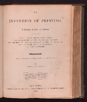Vorschaubild von The invention of printing