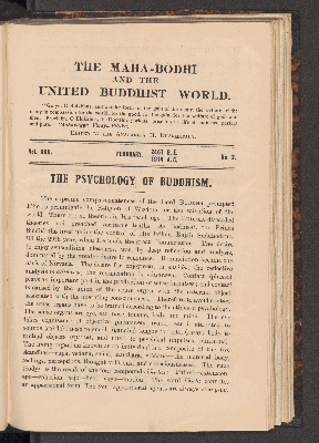 Vorschaubild von [[Maha Bodhi and the united Buddhist world]]