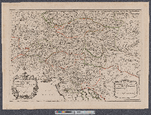 Vorschaubild von Partie Du Cercle D'Austriche, ou sont Les Duchés De Stirie, De Carinthie, De Carniole et autres Estats Hereditaires a la Maison d'austriche