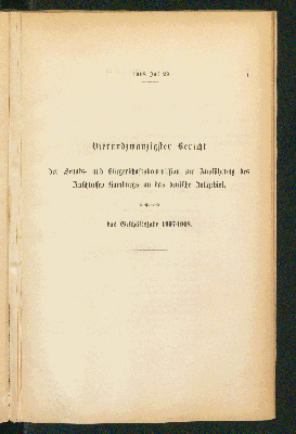 Vorschaubild von [Bericht der Senats- und Bürgerschafts-Commission zur Ausführung des Anschlusses Hamburgs an das Deutsche Zollgebiet umfassend das Geschäftsjahr]