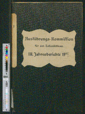 Vorschaubild von [[Bericht der Senats- und Bürgerschafts-Commission zur Ausführung des Anschlusses Hamburgs an das Deutsche Zollgebiet umfassend das Geschäftsjahr]]