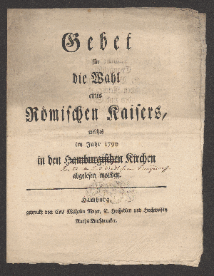 Vorschaubild von [[Bergedorfer Mandaten-Sammlung]]