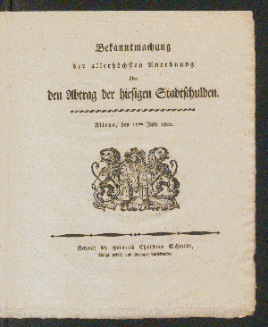 Vorschaubild von [[Hamburger Mandaten-Sammlung]]