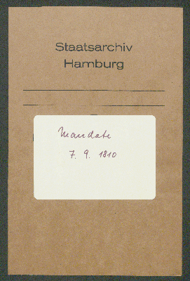 Vorschaubild von [[Hamburger Mandaten-Sammlung]]