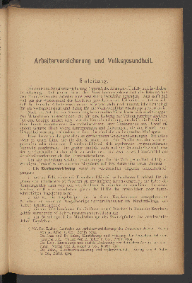 Vorschaubild von [Arbeiterversicherung und Volksgesundheit]