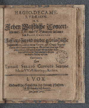 Vorschaubild von Hagio-Deca-Melydrion, H. E.