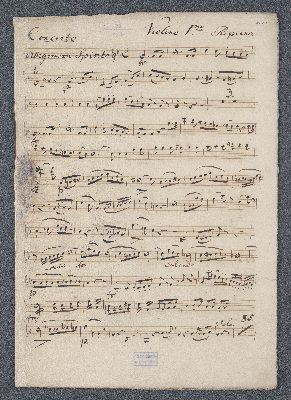 Vorschaubild von Violino 1.mo Ripieno.