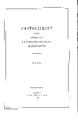 Vorschaubild von [Zeitschrift des Vereins für Hamburgische Geschichte]