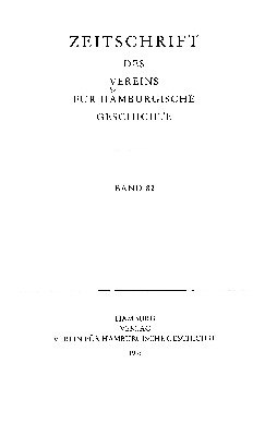 Vorschaubild von [Zeitschrift des Vereins für Hamburgische Geschichte]