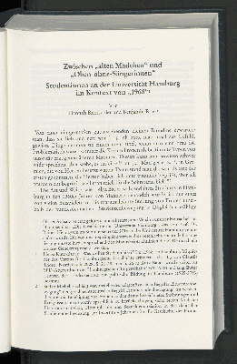 Vorschaubild von Zwischen "alten Mädchen" und "oben-ohne-Sängerinnen" :
Studentinnen an der Universität Hamburg im Kontext von "1968"