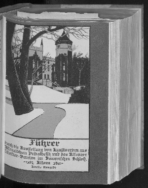 Vorschaubild von Führer durch die Ausstellung von Kunstwerken aus altonaischem Privatbesitz und des Altonaer Künstlervereins im Donnerschen Schloss, Altona 1912