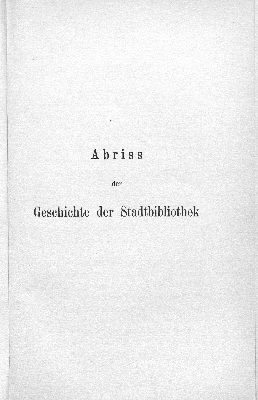 Vorschaubild von [[Mitteilungen aus der Stadtbibliothek in Hamburg]]