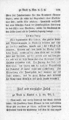 Vorschaubild von Fünf und vierzigster Zusatz zu Buch 3. Kapitel 1. §. 12. Bd. 1.