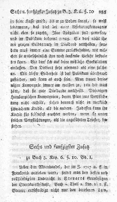 Vorschaubild von Sechs und funfzigster Zusatz zu Buch 3. Kap. 6. §. 10. Bd. 1.