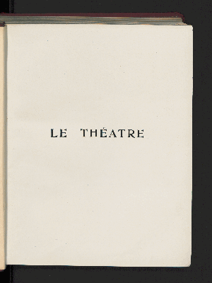 Vorschaubild von [Le théâtre]