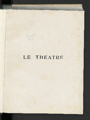 Vorschaubild von [Le théâtre]