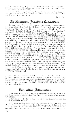 Vorschaubild von Zu Hermann Joachims Gedächtnis.