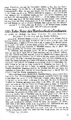 Vorschaubild von 120-Jahr-Feier des Nordseebades Cuxhaven.