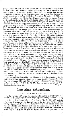 Vorschaubild von Von alten Johannitern.