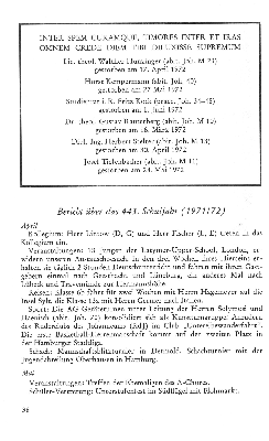 Vorschaubild von Bericht über das 443. Schuljahr (1971/72)