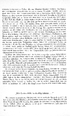 Vorschaubild von "Mit Gottes Hilfe in dreißig Jahren . . ."