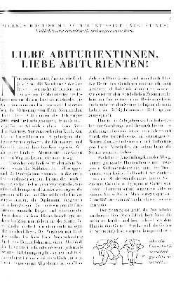 Vorschaubild von Liebe Abiturientinnen, liebe Abiturienten!