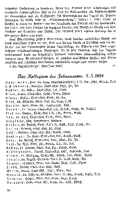 Vorschaubild von Das Kollegium des Johanneums. S. S. 1954