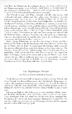 Vorschaubild von Das Bugenhagen-Portrait von Günther Gensler nach Lucas Cranach