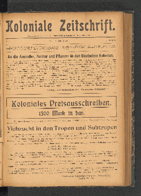 Vorschaubild von Nr. 5. Berlin, 1. März 1909. 10. Jahrgang