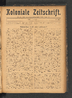 Vorschaubild von Nr. 10. Berlin, 15. Mai 1909. 10. Jahrgang