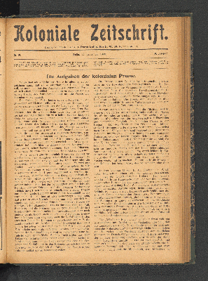 Vorschaubild von Nr. 18. Berlin, 15. September 1909. 10. Jahrgang