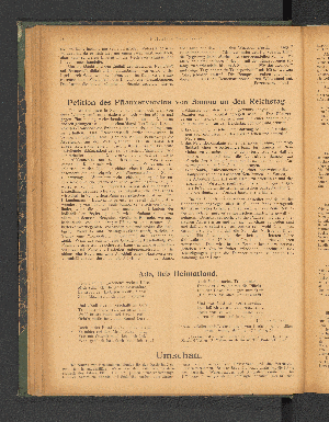 Vorschaubild von Petition des Pflanzenvereins von Samoa an den Reichstag.