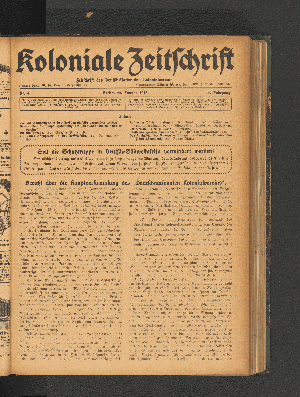 Vorschaubild von Bericht über die Hauptversammlung des "Deutschnationalen Kolonialvereins".