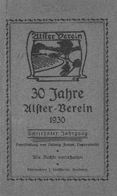 Vorschaubild von [Jahrbuch des Alstervereins e. V]