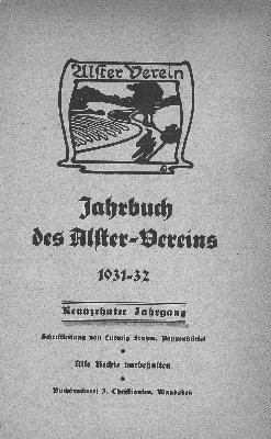 Vorschaubild von [Jahrbuch des Alstervereins e. V]