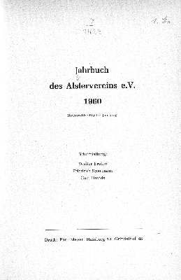 Vorschaubild von [Jahrbuch des Alstervereins e. V]