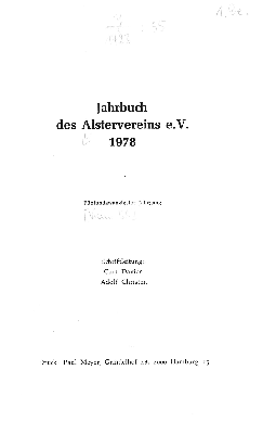 Vorschaubild von [Jahrbuch des Alstervereins e. V]