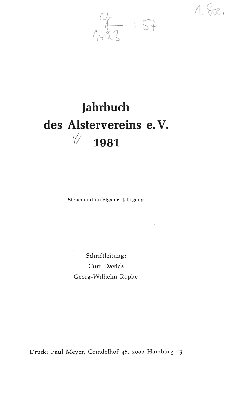 Vorschaubild von [Jahrbuch des Alstervereins e. V]