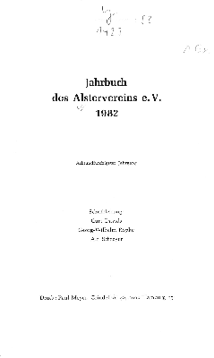 Vorschaubild von [Jahrbuch des Alstervereins e. V]