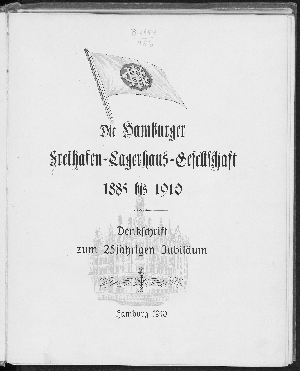 Vorschaubild von Die Hamburger Freihafen-Lagerhaus-Gesellschaft 1885 bis 1910