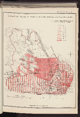 Vorschaubild von Gesamtsterblichkeit (Gestorbene ohne Totgeborene) der einzelnen Stadtbezirke in den Jahren 1890 und 1891.