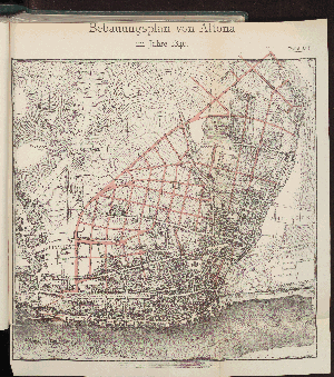 Vorschaubild von Tafel D I. Bebauungsplan von Altona im Jahre 1846.