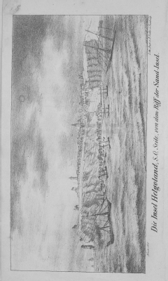 Vorschaubild von Die Insel Helgoland, S.O. Seite, von dem Riff der Sand-Insel.