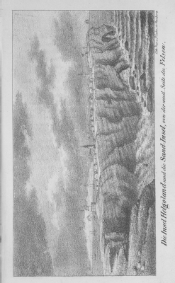 Vorschaubild von Die Insel Helgoland und die Sand-Insel, von der westl. Seite des Felsens.