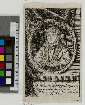 Vorschaubild von D. Johan Bugenhagen, Pomeranus, Professor, Pastor et Sup: Vitemberg Nat. d. 24. Jun. 1485. obiit d. 20. April 1558